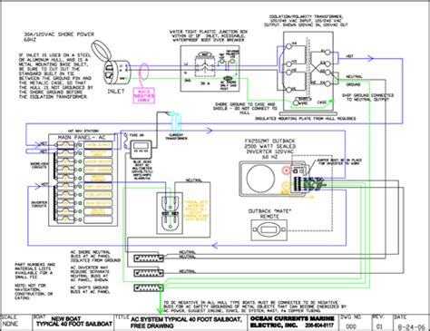 boat electrical wiring diagram