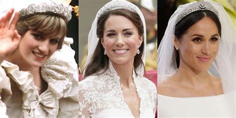 meghan markle kate middleton and princess diana royal wedding comparison