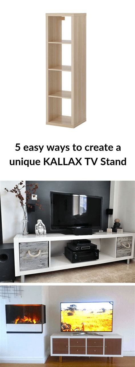5 Easy Ways To Create A Unique Kallax Tv Stand Ikea Hackers Ikea