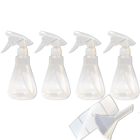 ezpro usa clear  oz empty plastic spray bottles water trigger bottle adjustable nozzle