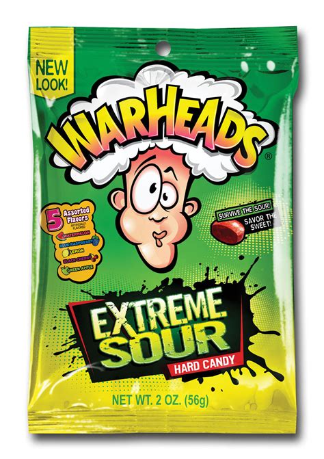 warheads extreme sour hard candy   mighty ape nz