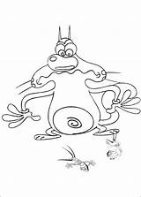 Cockroaches Oggy Coloring Pages Books sketch template