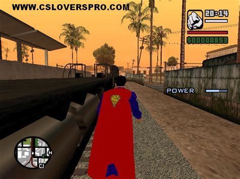 grand theft auto san andreas superman mod with