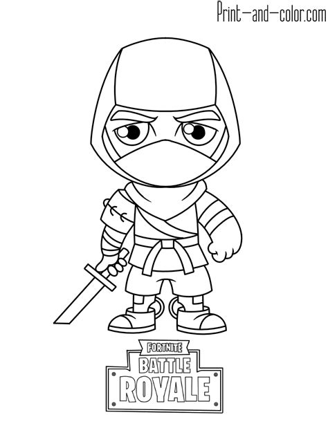 fortnite ninja coloring pages coloring pages