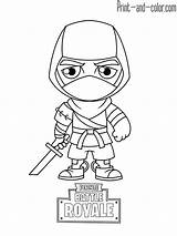 Fortnite Coloring Pages Printable Skin Color Print Ninja Skins Sheets Kids Characters Drawing Cartoon Battle Boys Lineart Royale Easy Kolorowanki sketch template
