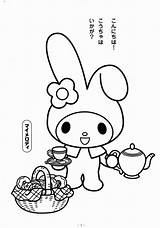 Melody Coloring Pages Tea Time Kids sketch template