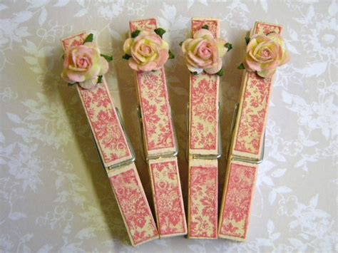 shabby chic clothes pins the handmade card blog