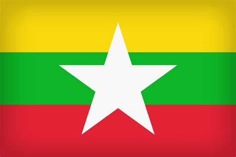 Gambar Bendera Bendera Myanmar