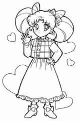 Sailor Rini sketch template