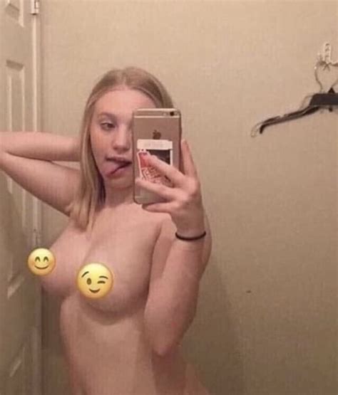 What S The Name Of This Blonde Teen Taking A Nude Selfie