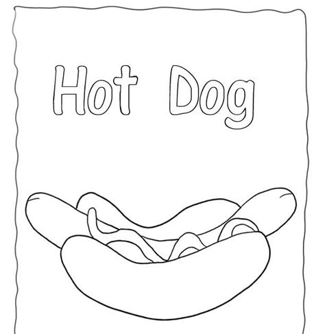 coloring pages  hot dogs patricia sinclairs coloring pages