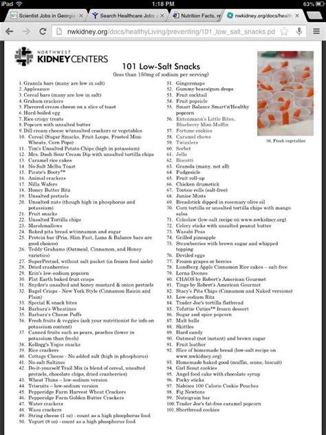 sodium list sodium  sodium diet food lists recipes  sodium