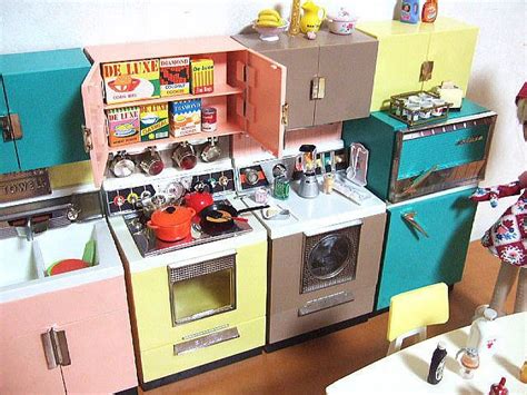 deluxe reading dream kitchen barbie doll house vintage