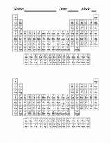 Periodic Table Activity Coloring Elements sketch template