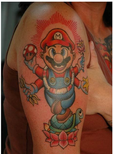 somethin odd beautiful video game character tattoos