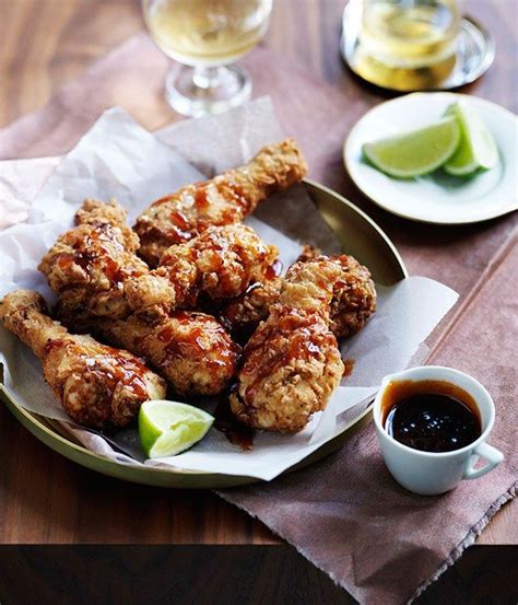 southern fried chicken with smoky maple caramel recipe