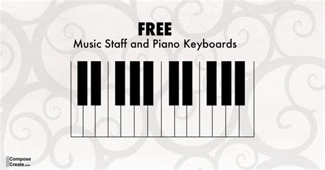 piano keyboard printable