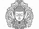 Buddha Statue Drawing Printable Getdrawings Buddhist Temple Coloring sketch template
