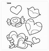Crayola Coloring Pages Valentine Getcolorings sketch template