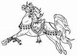 Horse Coloring Pages Carousel Cartoon Colouring War Thoroughbred Pony Herd Printable Color Flying Rider Charming Horses Slime Adult Getcolorings Easy sketch template