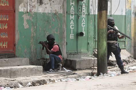 delaying   combat haitis gangs  impact region metro