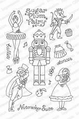 Nutcracker Impression Obsession Stamp Christmas sketch template