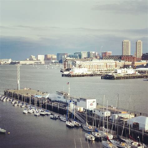 boston harbor boston harbor skyline  york skyline