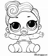 Lol Surprise Coloring Pages Doll Getcolorings Colorin sketch template