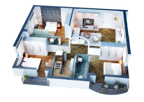bedroom apartmenthouse plans architecture design