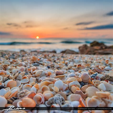 sunrise  shells  beach hdr photography  captain kimo