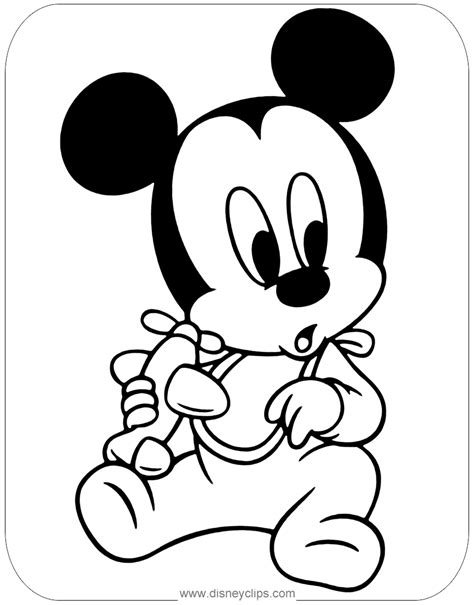 baby mickey mouse coloring pages  print lichensclerosis