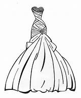 Coloring Dress Pages Wedding Dresses Printable Educativeprintable Sheet Girls Colored Books sketch template