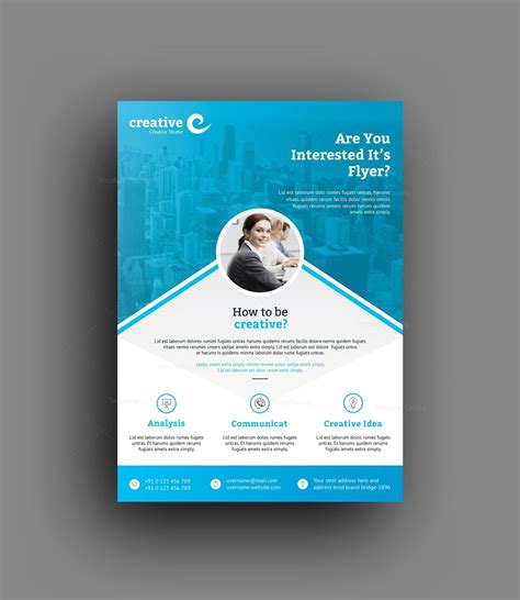 seattle professional business flyer template  template catalog