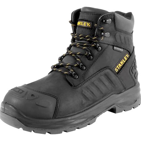 stanley warrior waterproof safety boots size  toolstation