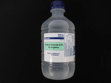 sodium chloride  ml ahf bottle  injection  fluids