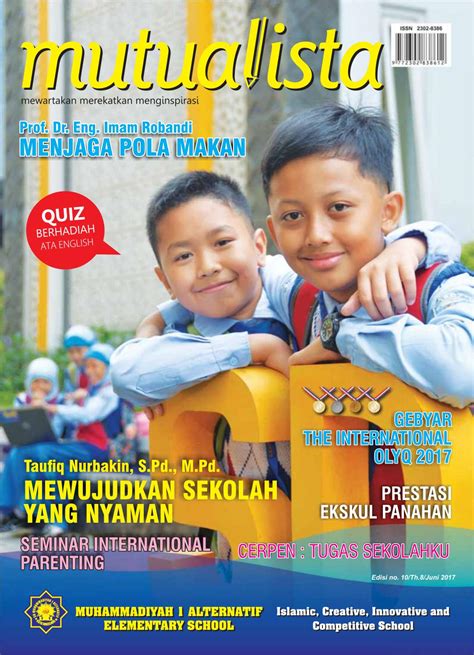 Majalah Sd Mutual Edisi 10 Sd Muhammadiyah 1 Alternatif Kota Magelang