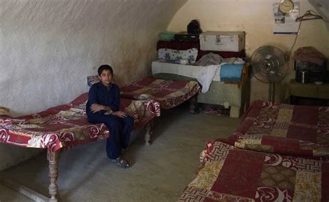 pakistani village home    cave