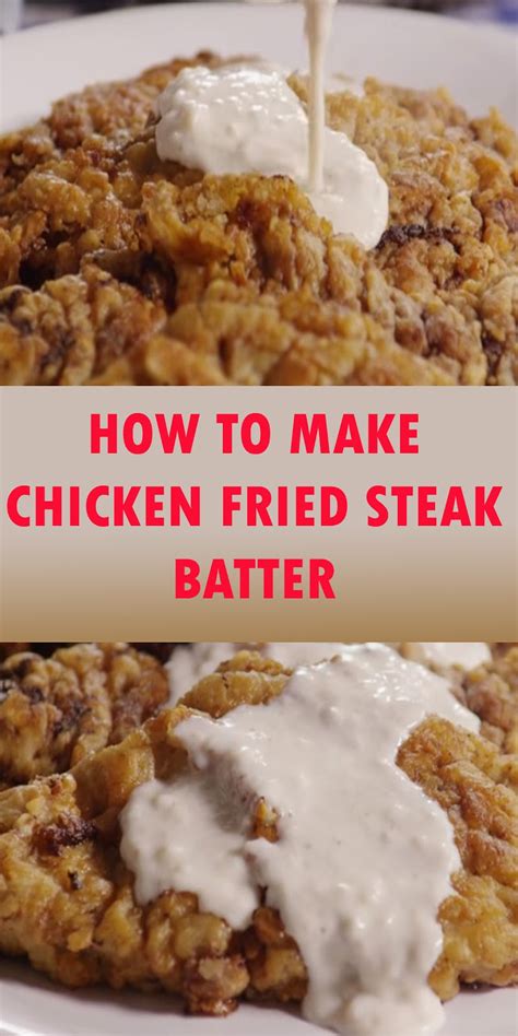 how to make chicken fried steak batter the best and easy