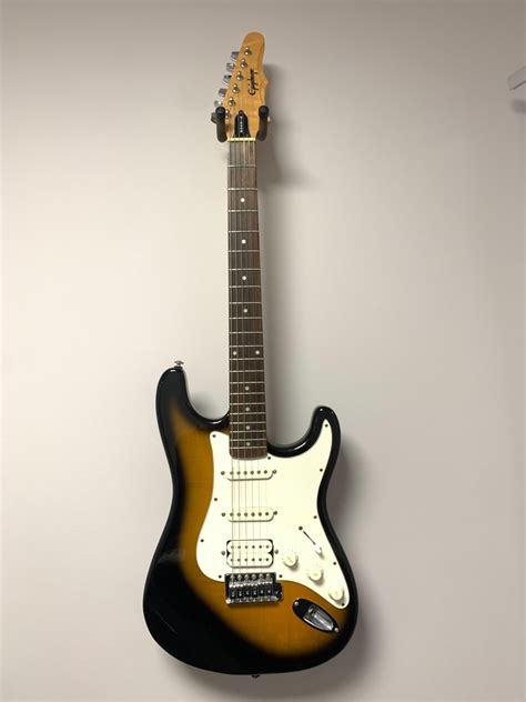 epiphone fat   hss strat style electric guitar