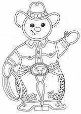 Gingerbread Coloring Man Pages Cowboy Boy Story Buckaroo Color Christmas Mural Woman Texas Rodeo Jan Printable Colouring Cowboys Janbrett Western sketch template