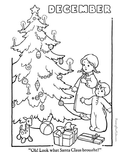 winter coloring page