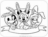Coloring Easter Mickey Pages Disney Mouse Printable Goofy Donald Color Print Colorings Disneyclips Baby Pooh Kids Stuff Winnie sketch template
