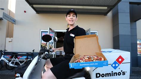 dominos pizza employs   workers  courier mail