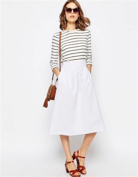 33 Ultimate Style Linen Skirt For Women Spring Outfit White Skirt