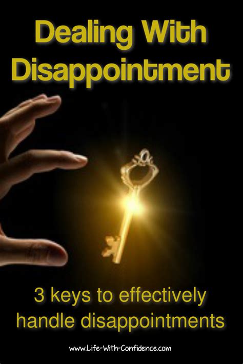 Dealing With Disappointment Best Strategy