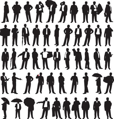 business men silhouettes free vector download it now vector me