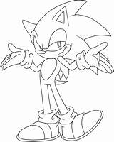 Sonic Pages Darkspine Hedgehog Coloring Lineart Template sketch template
