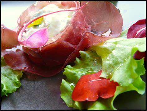 fiori  bresaola  insalata ricetta ed ingredienti dei foodblogger italiani