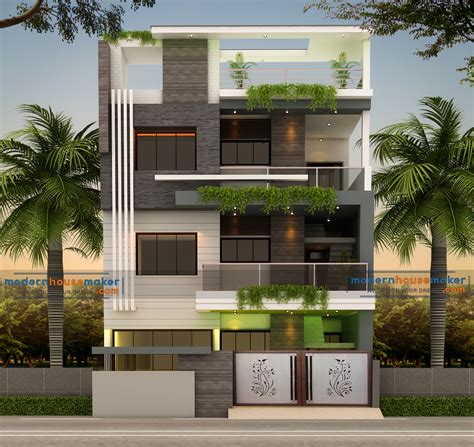 modern house design home  elevation floor plans