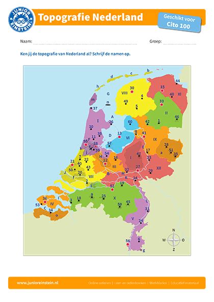 topografie van nederland